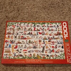 Eurographics Holiday Cats Puzzle - 1000 Pieces